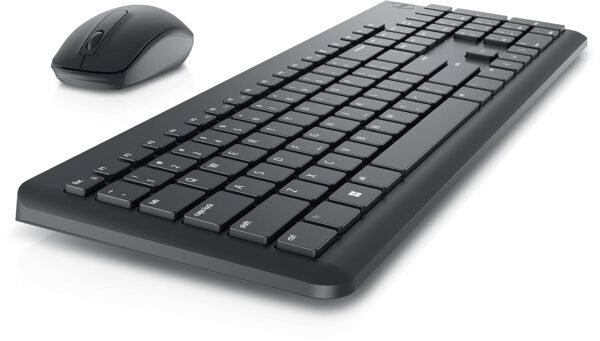 Dell KM3322W Wireless USB Keyboard and Mouse Combo, Anti-Fade & Spill-Resistant Keys, up to 36 Month Battery Life, 3Y Advance Exchange Warranty - Black - Image 4