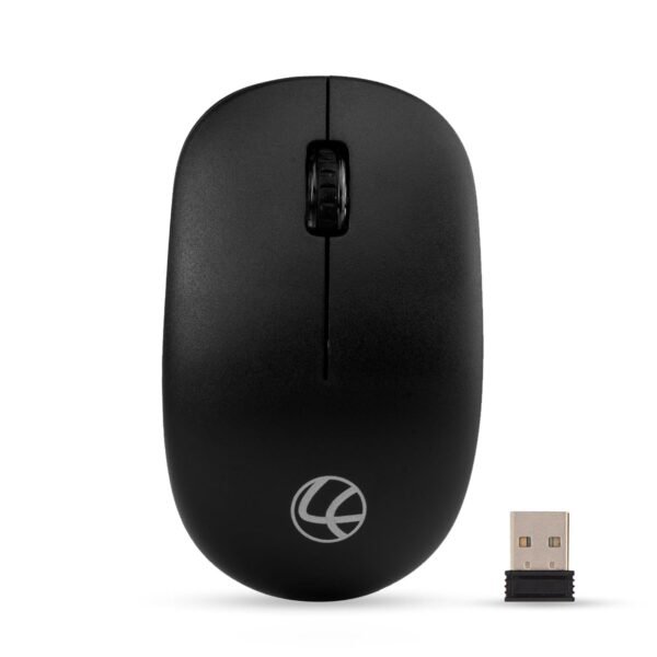 LAPCARE Safari Wireless Optical Mouse  (2.4GHz Wireless, Black)