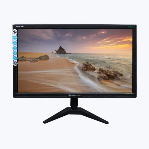 ZEBRONICS 54.61 cm (21.5 inch) Full HD TN Panel Wall mountable, Anti-Glare display, Sleek Design Monitor (Zeb-A22FHD LED)  (Response Time: 5 ms, 60 Hz Refresh Rate)
