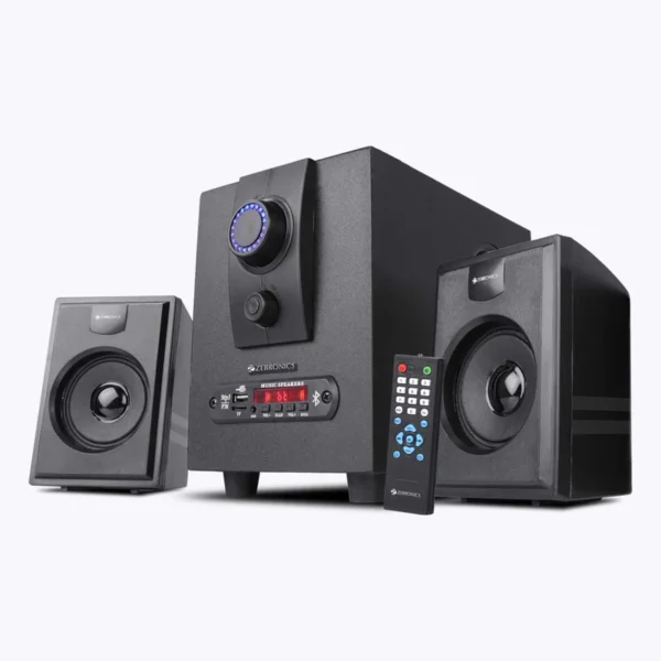 ZEBRONICS ZEB-BT2121RUCF 35 Watt 2.1 Channel Wireless Bluetooth Multimedia Speaker (Black)